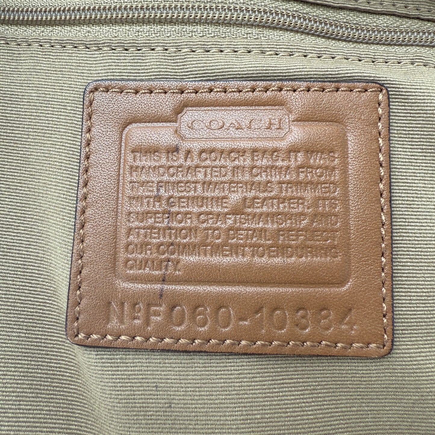 COACH SOHO PLEATED SIGNATURE TOTE