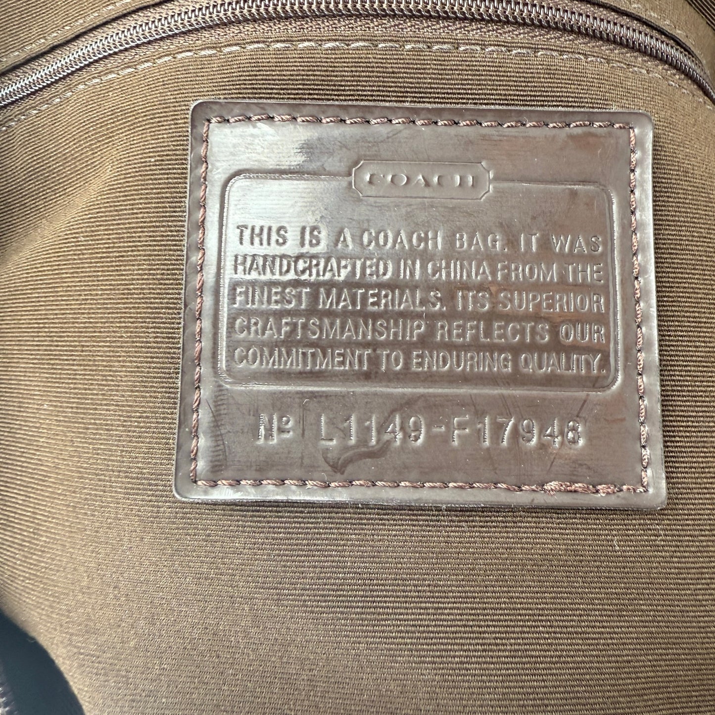 COACH SOHO PLEATED SIGNATURE TOTE
