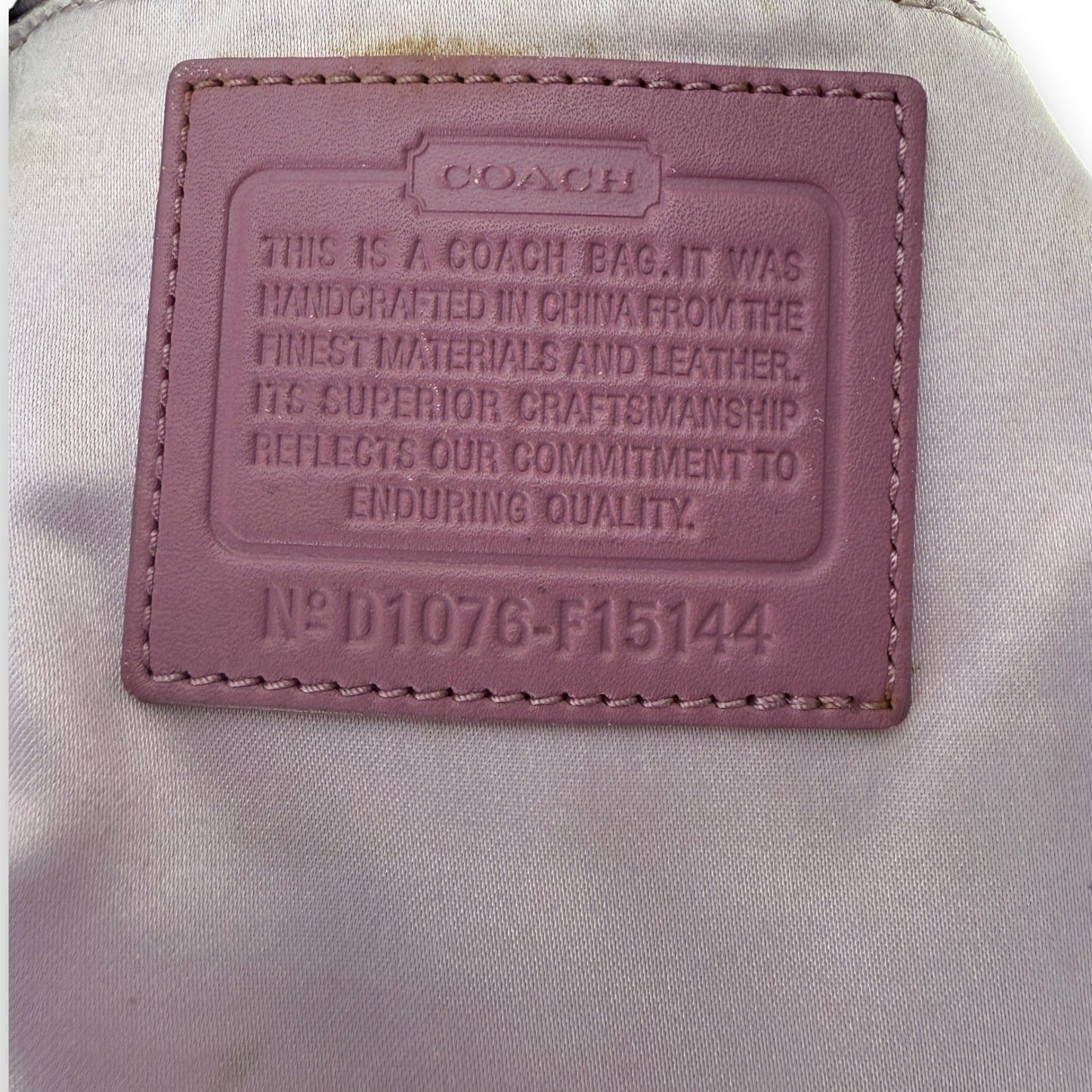 COACH SIGNATURE GALLERY TOTE SHOULDER BAG