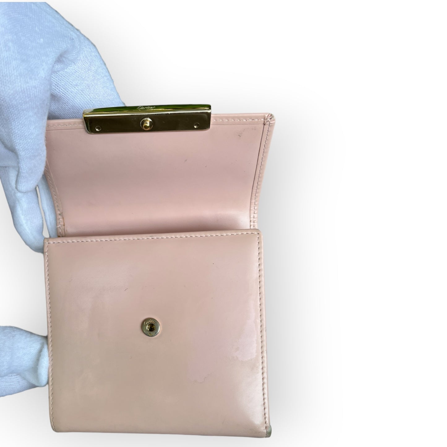CARTIER LOVE BIFOLD WALLET PINK