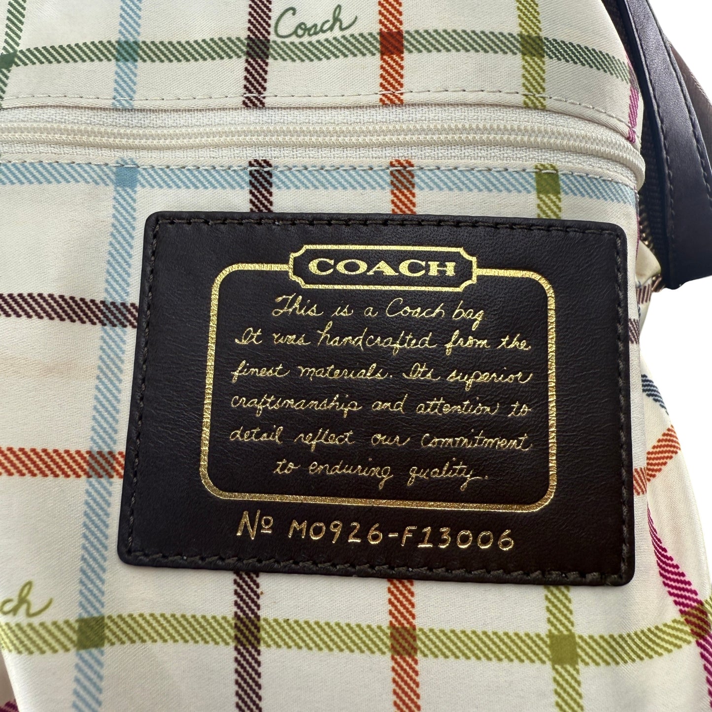 COACH SIGNATURE MAGGIE SHOULDER BAG
