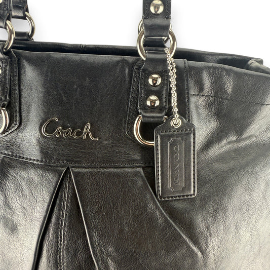COACH ASHLEY LEATHER SATCHEL BAG