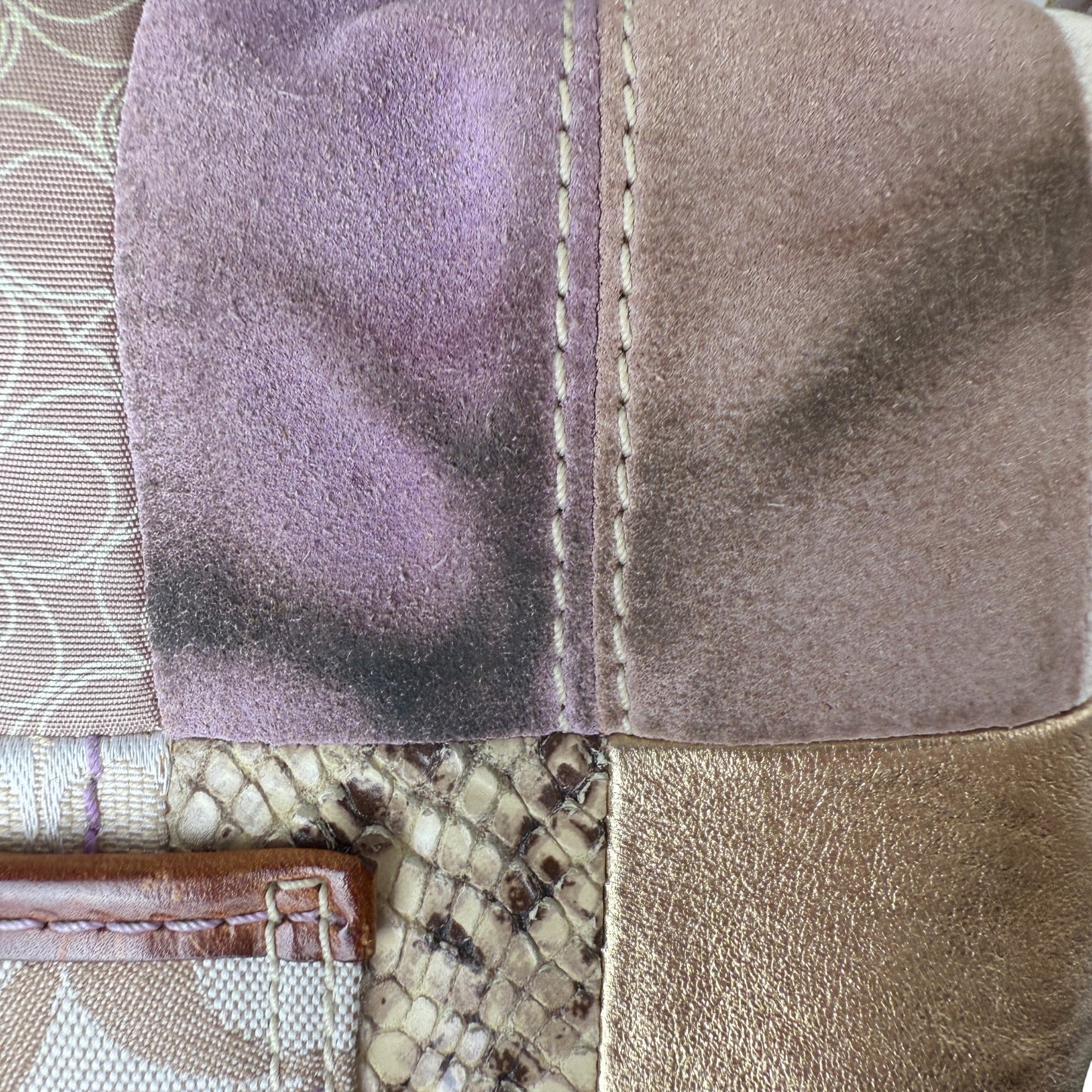 COACH PATCHWORK HOBO BAG