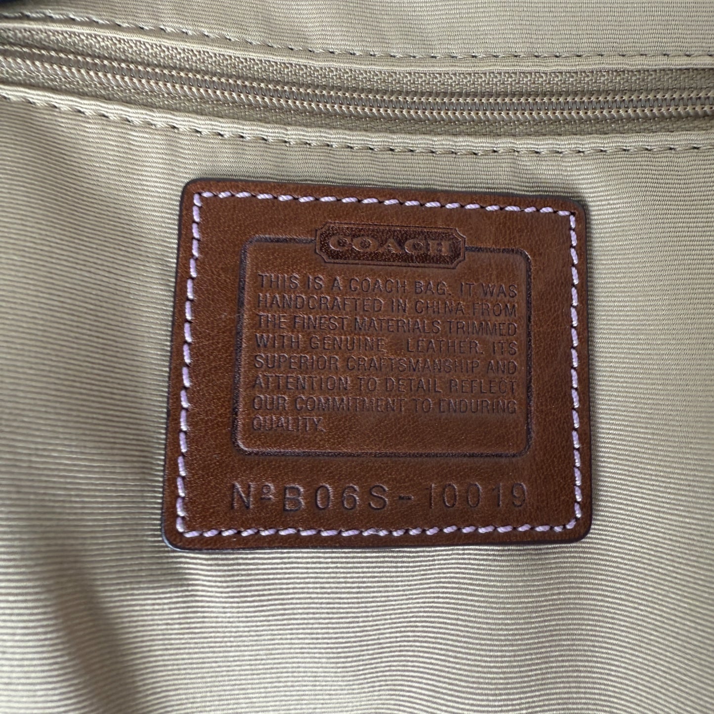 COACH PATCHWORK HOBO BAG