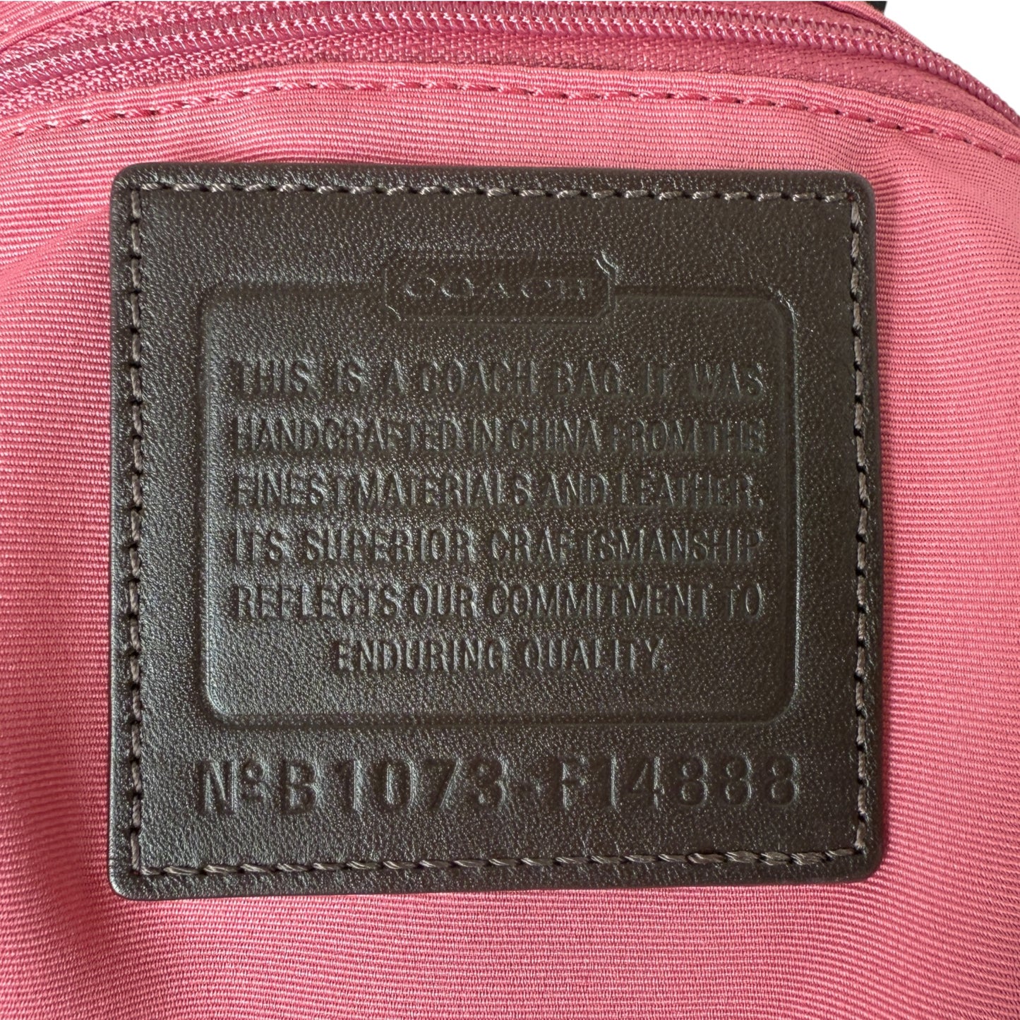 COACH HORSE & CARRIAGE SHOULDER BAG
