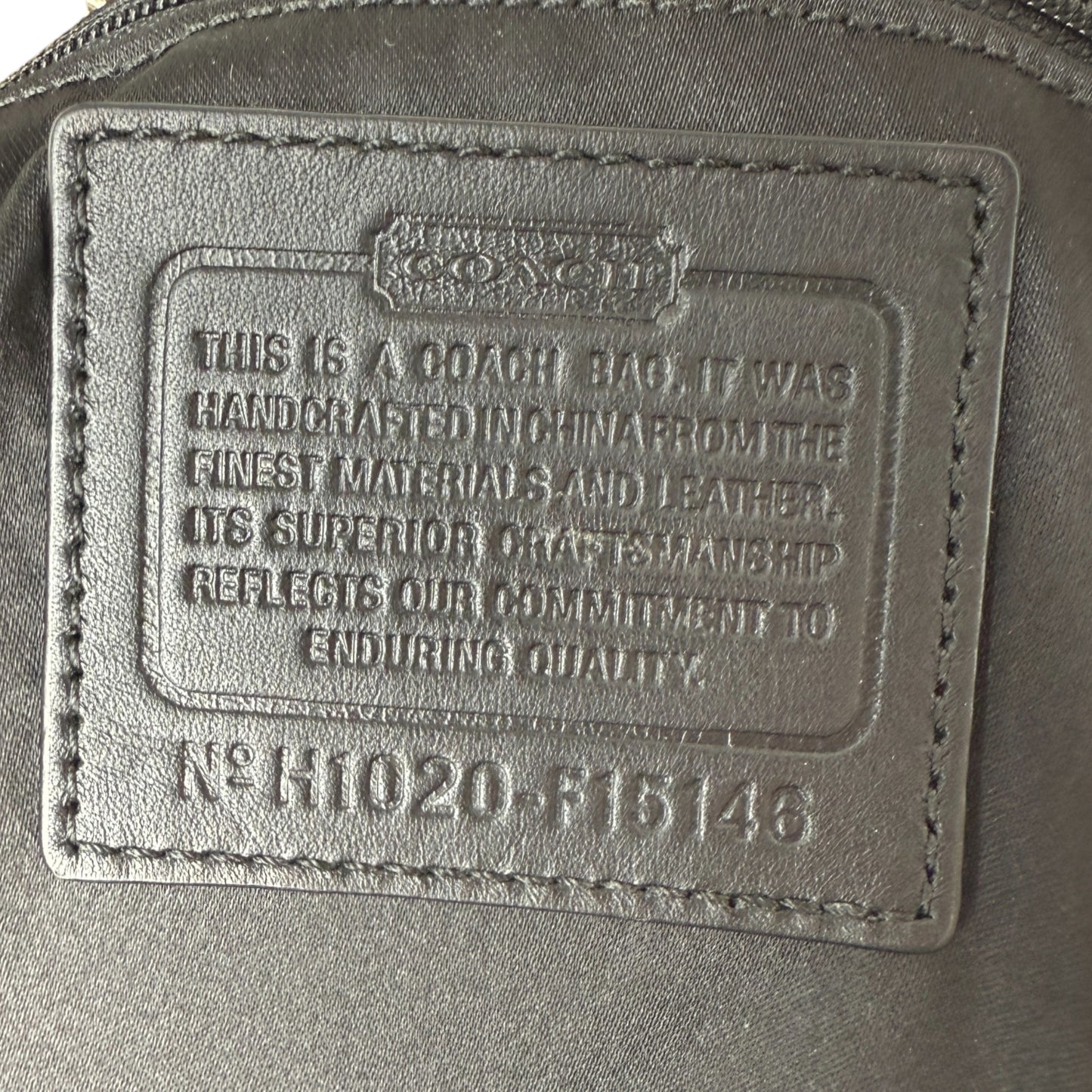 COACH SIGNATURE GALLERY TOTE BAG