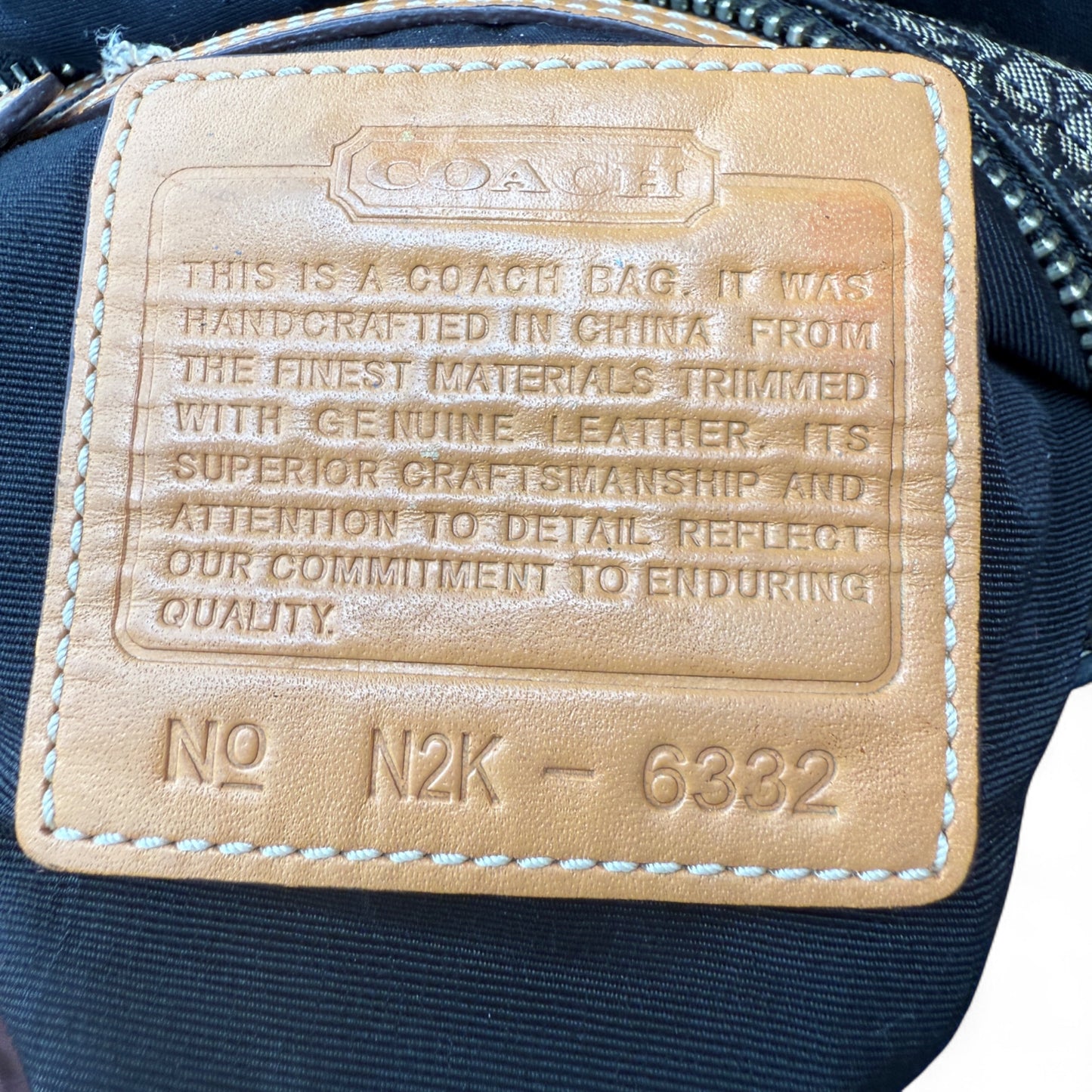 COACH MINI SIGNATURE SUFFLETTE BAG