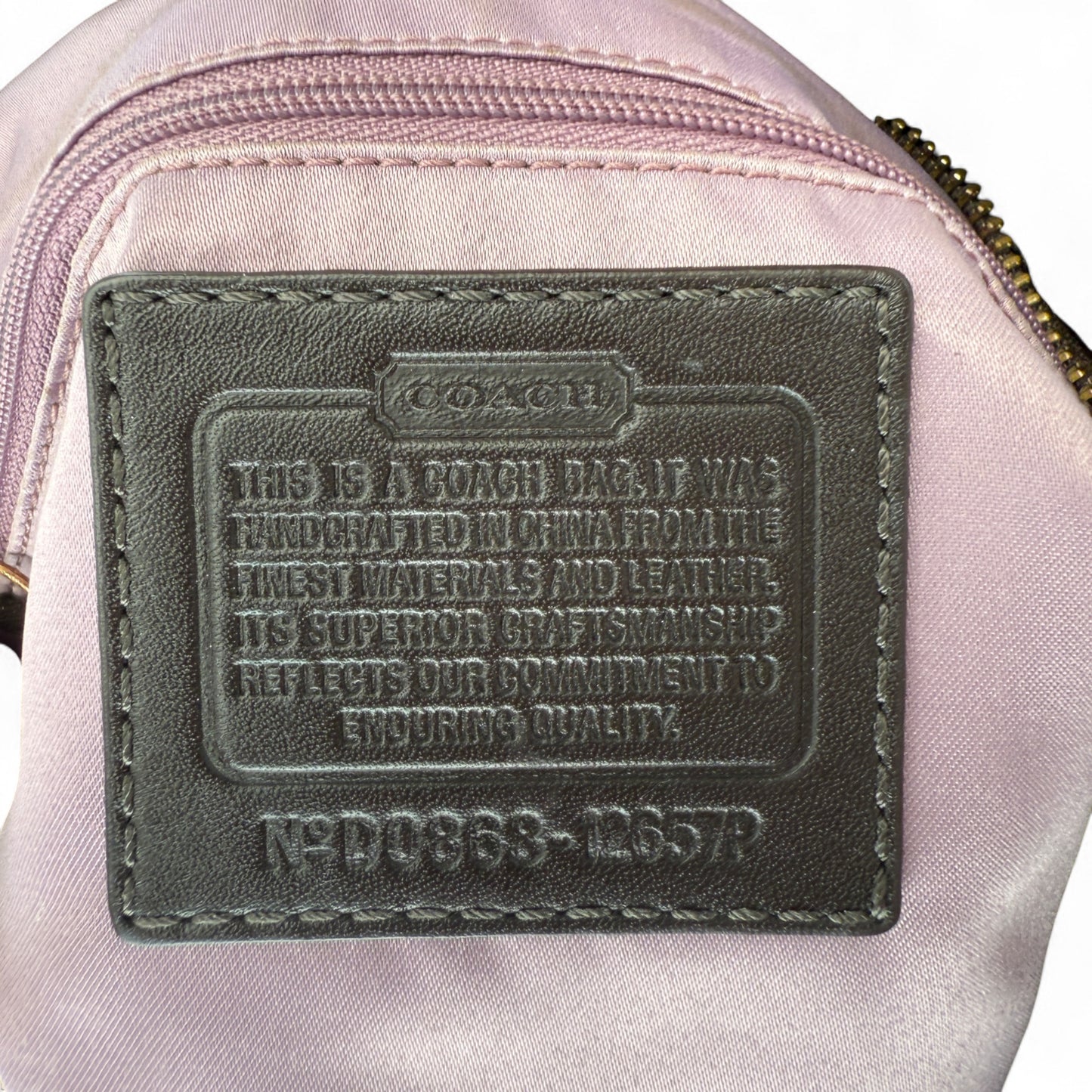 COACH SIGNATURE ZOE  BAG