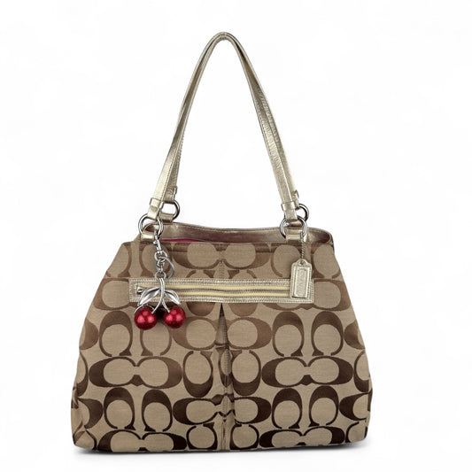 COACH ABBY SIGNATURE XL TOTE