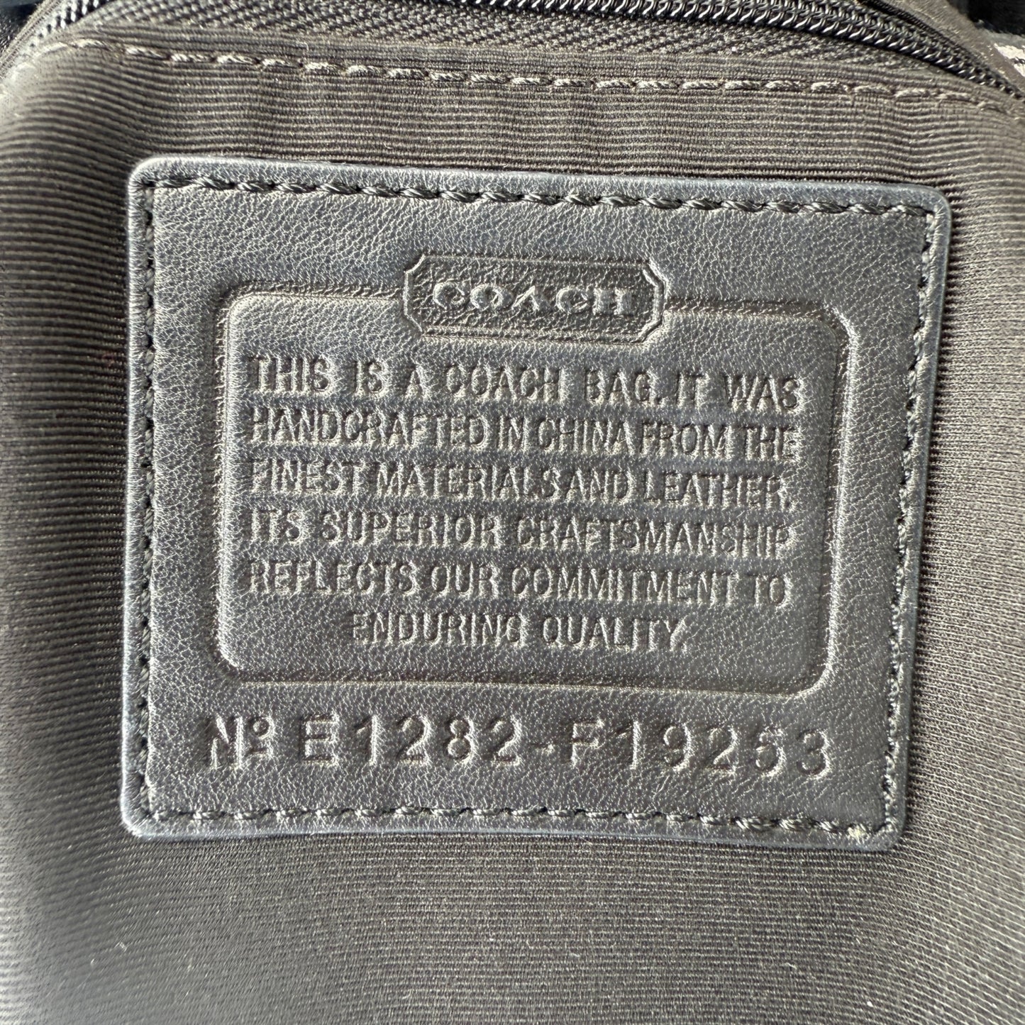 COACH SIGNATURE SOHO SIGNATURE SHOULDER BAG