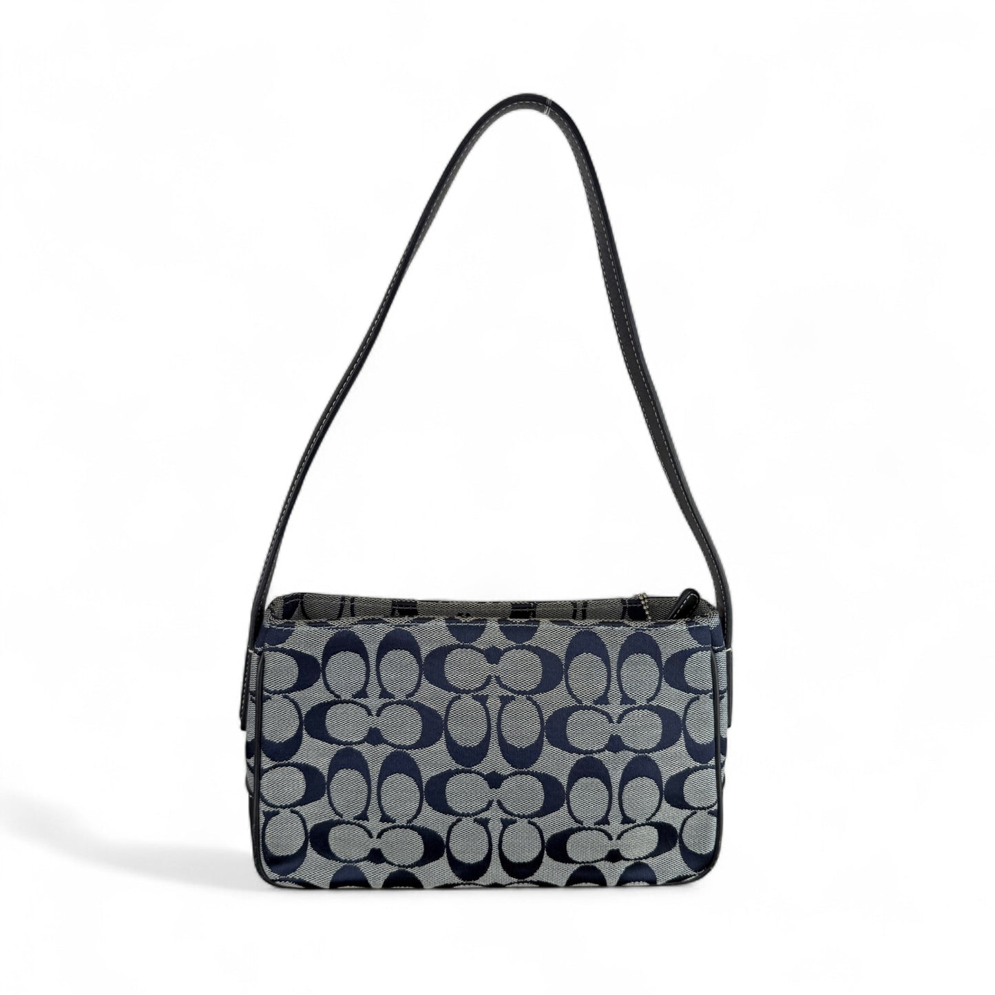 COACH SIGNATURE TABBY LEATHER HANDBAG