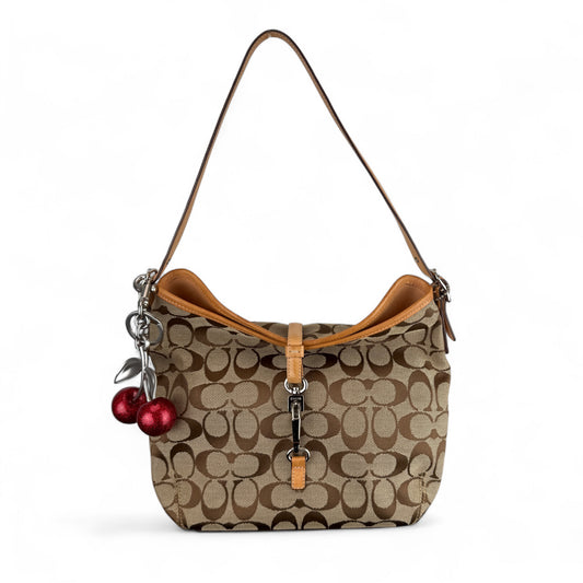 COACH HAMPTON  CLIP SHOULDER BAG