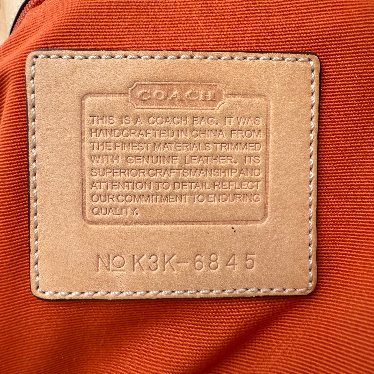 COACH HAMPTON  CLIP SHOULDER BAG