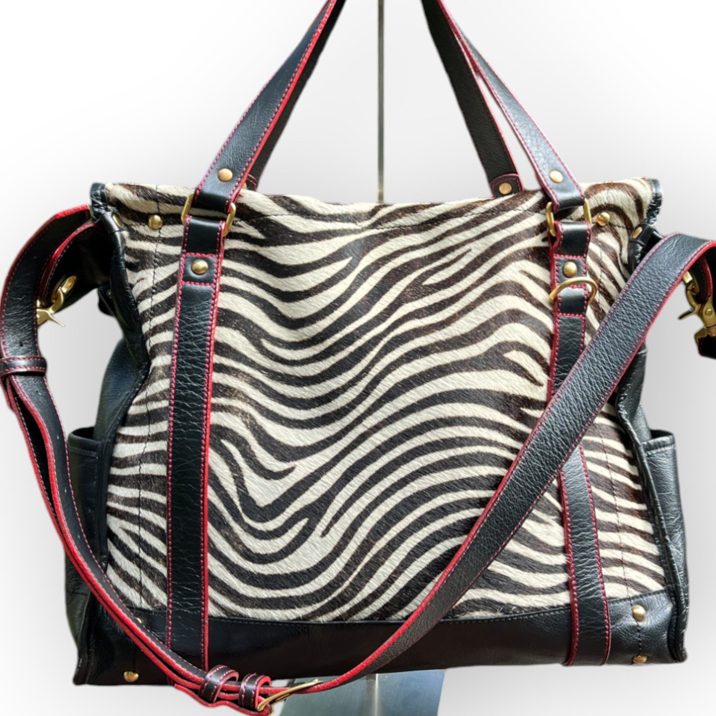 ZEBRA PONYHAIR BAG