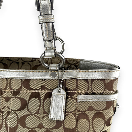 COACH SIGNATURE GALLERY TOTE BAG