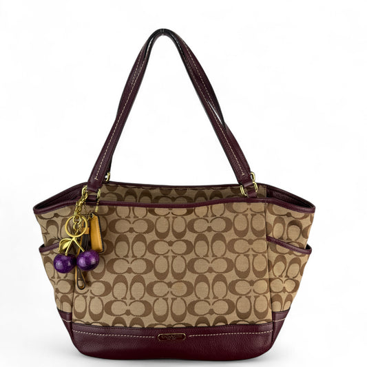 COACH SOHO PLEATED SIGNATURE TOTE