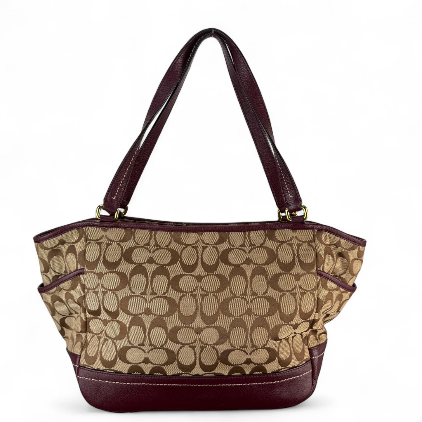 COACH SOHO PLEATED SIGNATURE TOTE