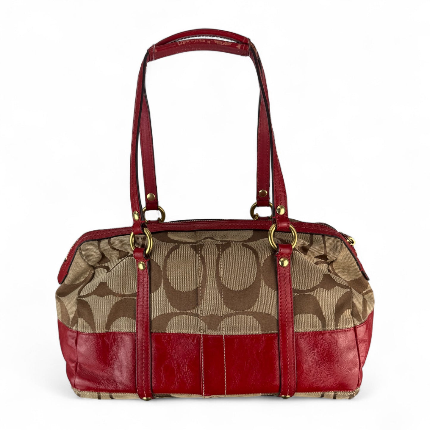 COACH SIGNATURE BOSTON BAG
