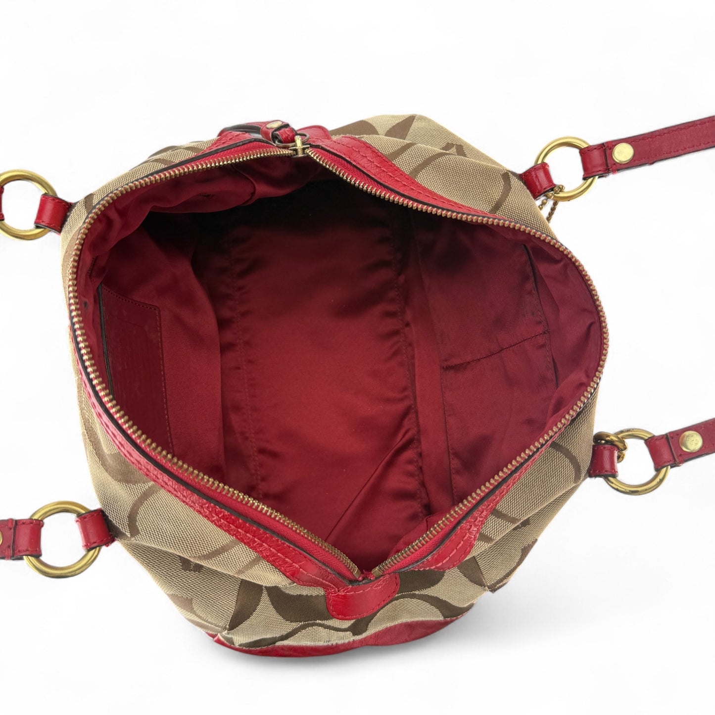 COACH SIGNATURE BOSTON BAG