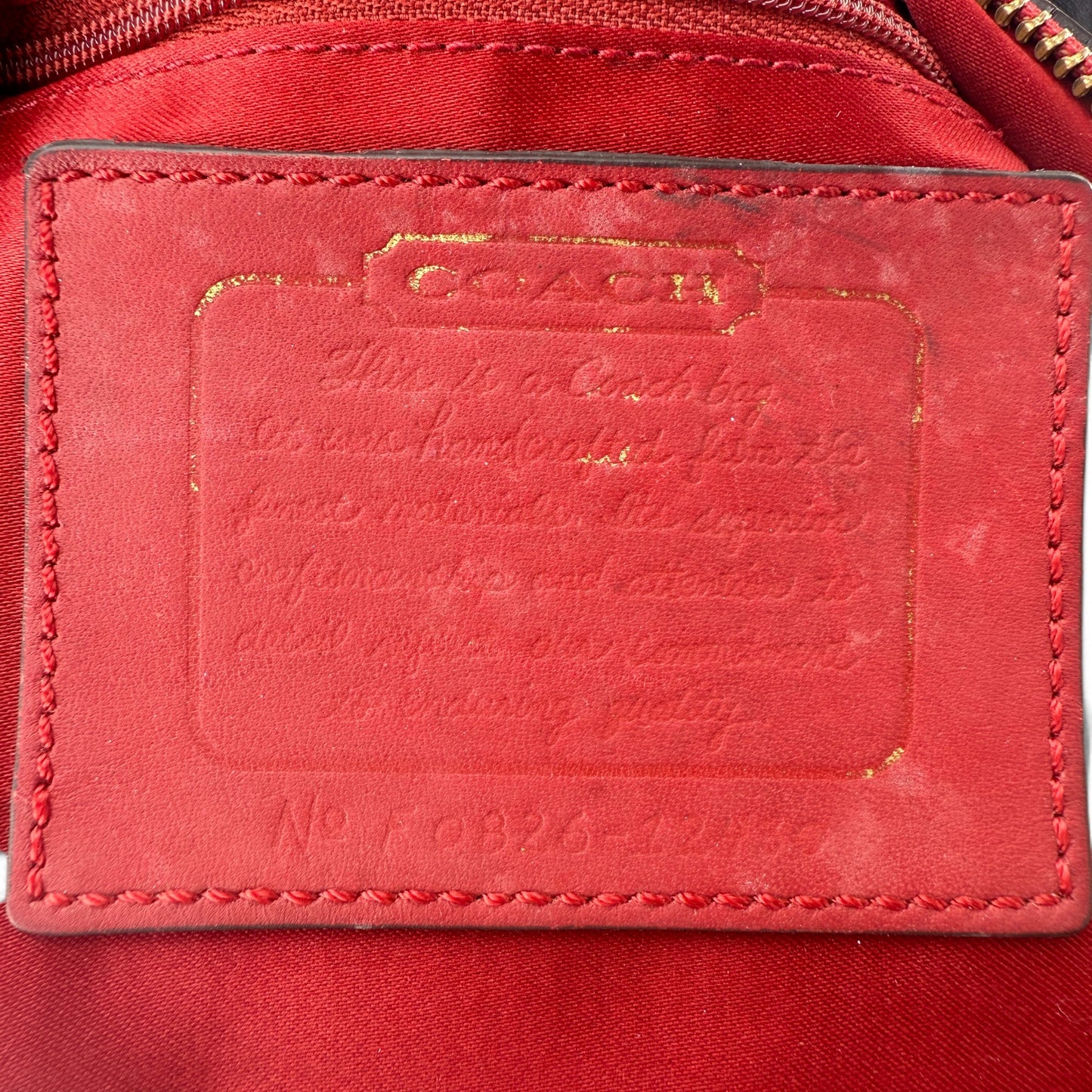 COACH SIGNATURE BOSTON BAG