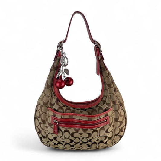 COACH SOHO PLEATED SIGNATURE TOTE