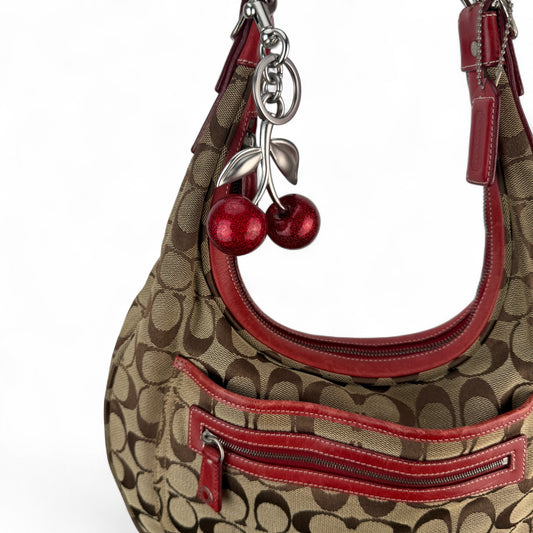 COACH SOHO PLEATED SIGNATURE TOTE