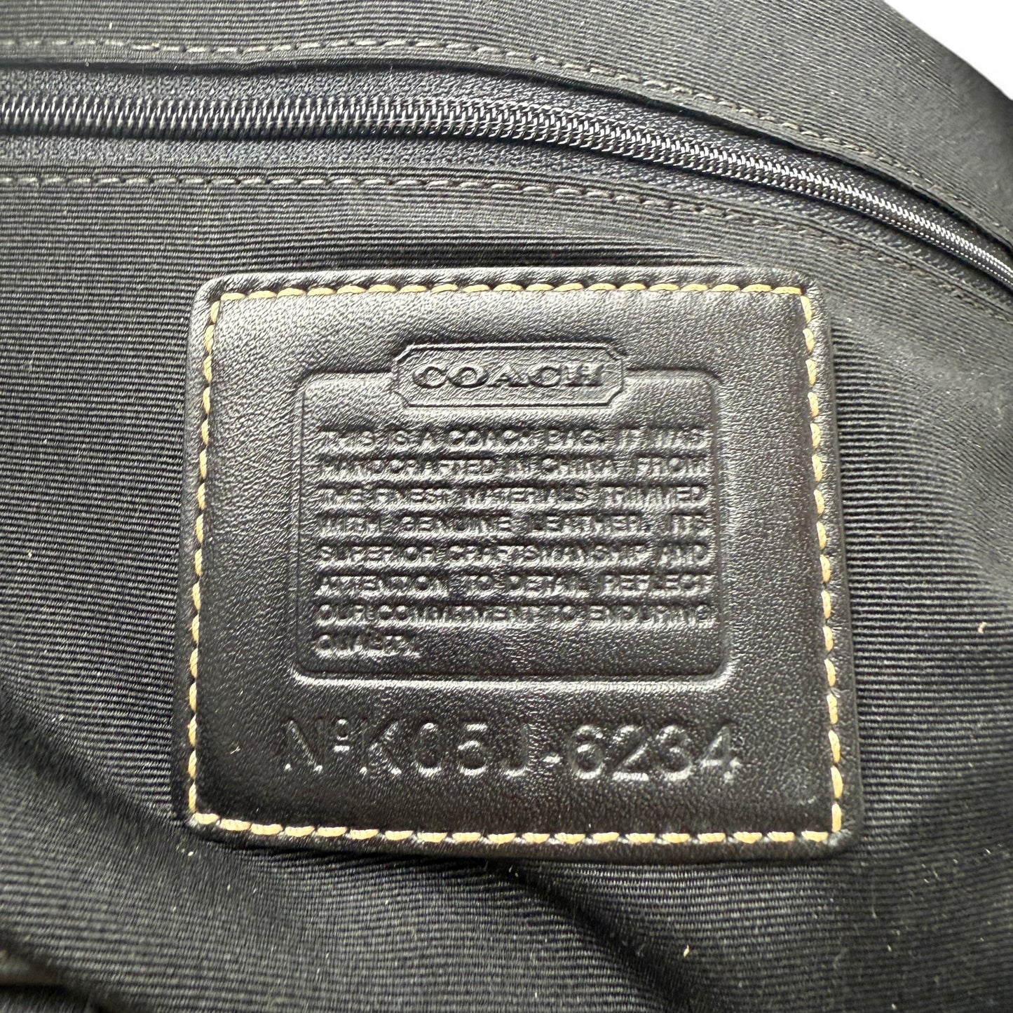 COACH SIGNATURE TURNLOCK TOTE BAG
