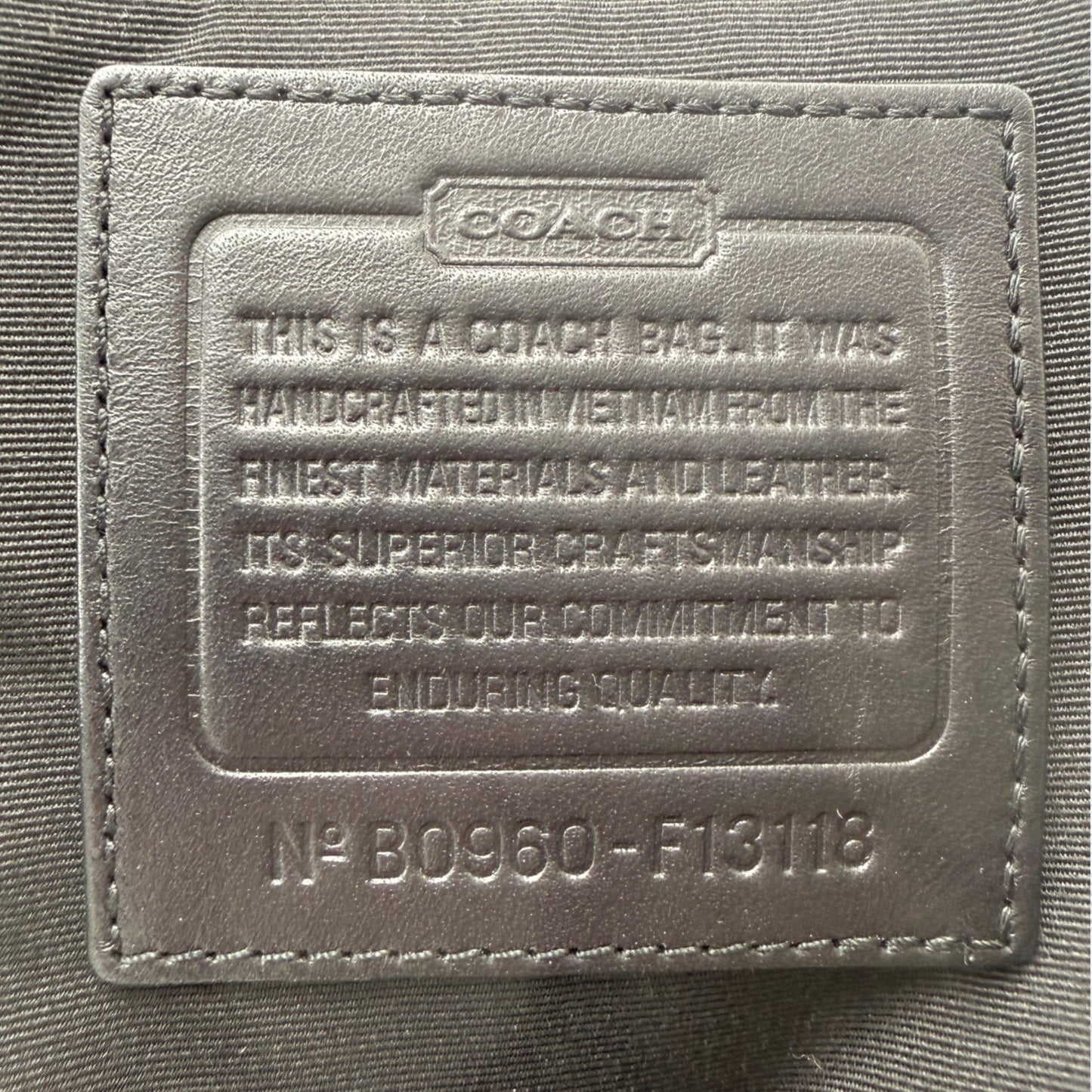 COACH SIGNATURE SOHO TOTE BAG LARGE