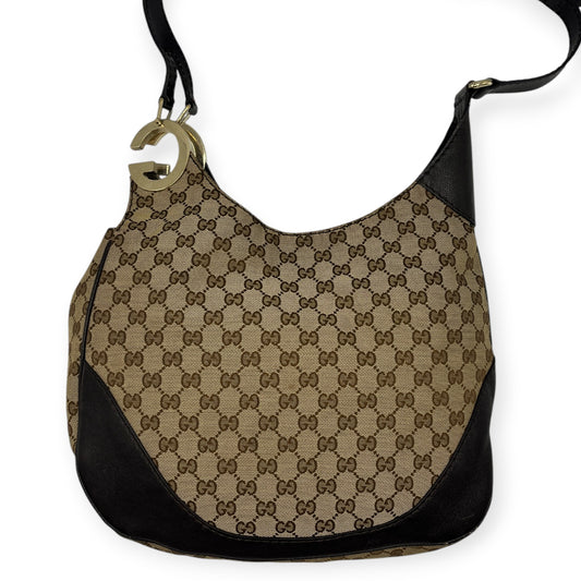 GUCCI GG CANVAS CHARLOTTE SHOULDER BAG