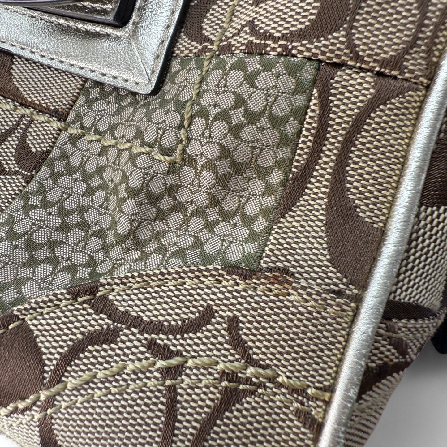 COACH SIGNATURE PATCHWORK SATCHEL BAG