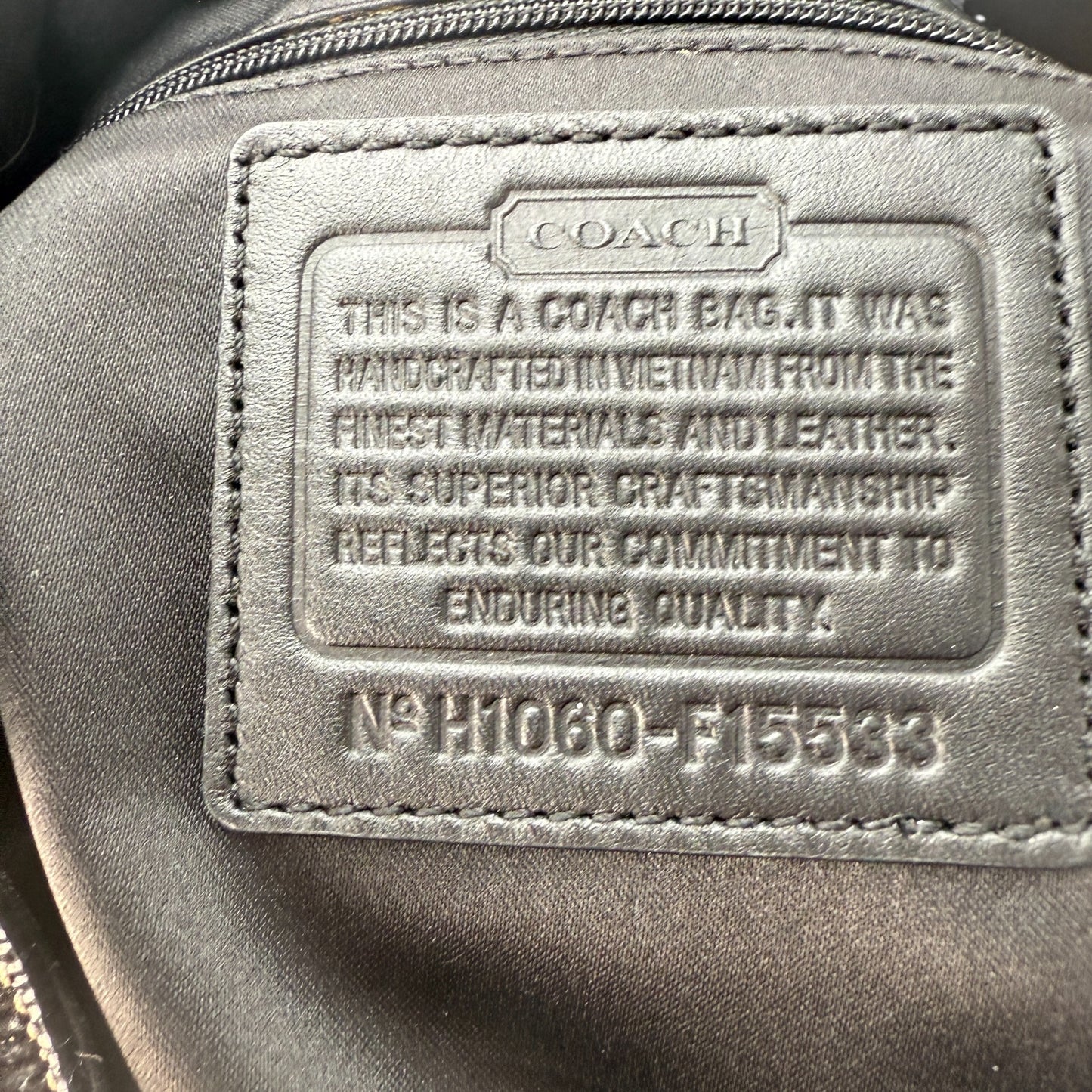 COACH SIGNATURE PENELOPE SHOPPER BAG