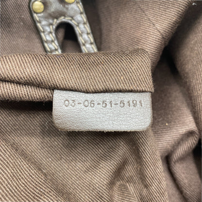 CHLOE PADDINGTON LEATHER BAG BROWN