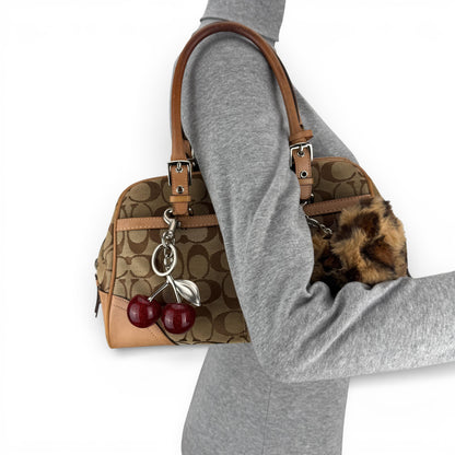 COACH SIGNATURE HAMPTONS SATCHEL BAG