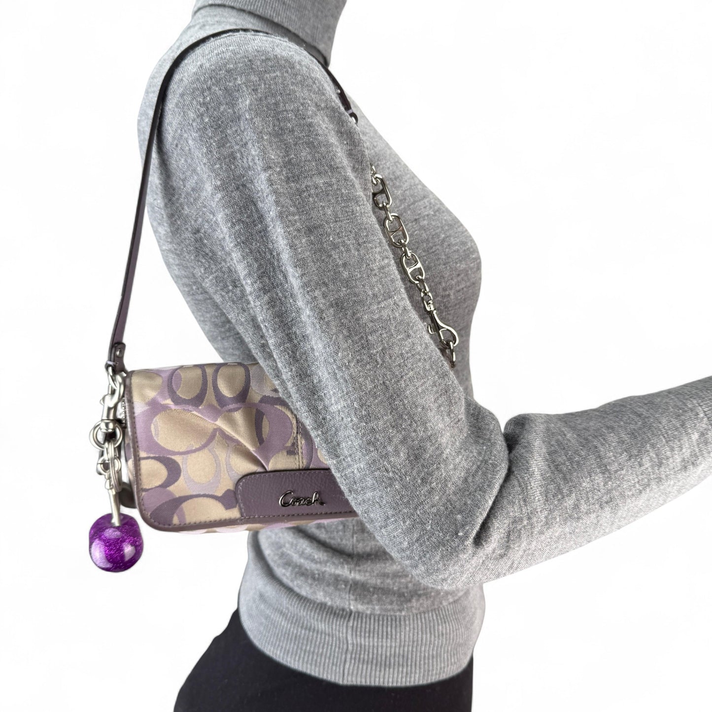 COACH SIGNATURE MINI BOSTON BAG 