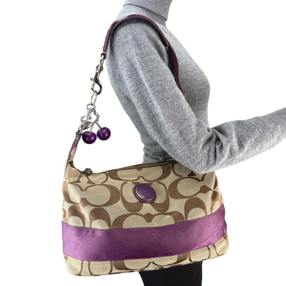 COACH SIGNATURE MINI BOSTON BAG 