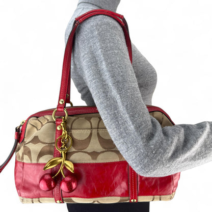 COACH SIGNATURE BOSTON BAG 