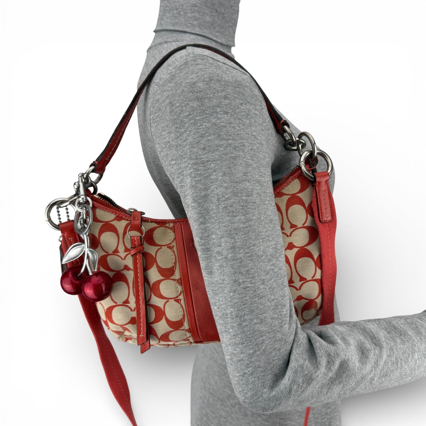 COACH SIGNATURE JAQUARD STRIPE BAG