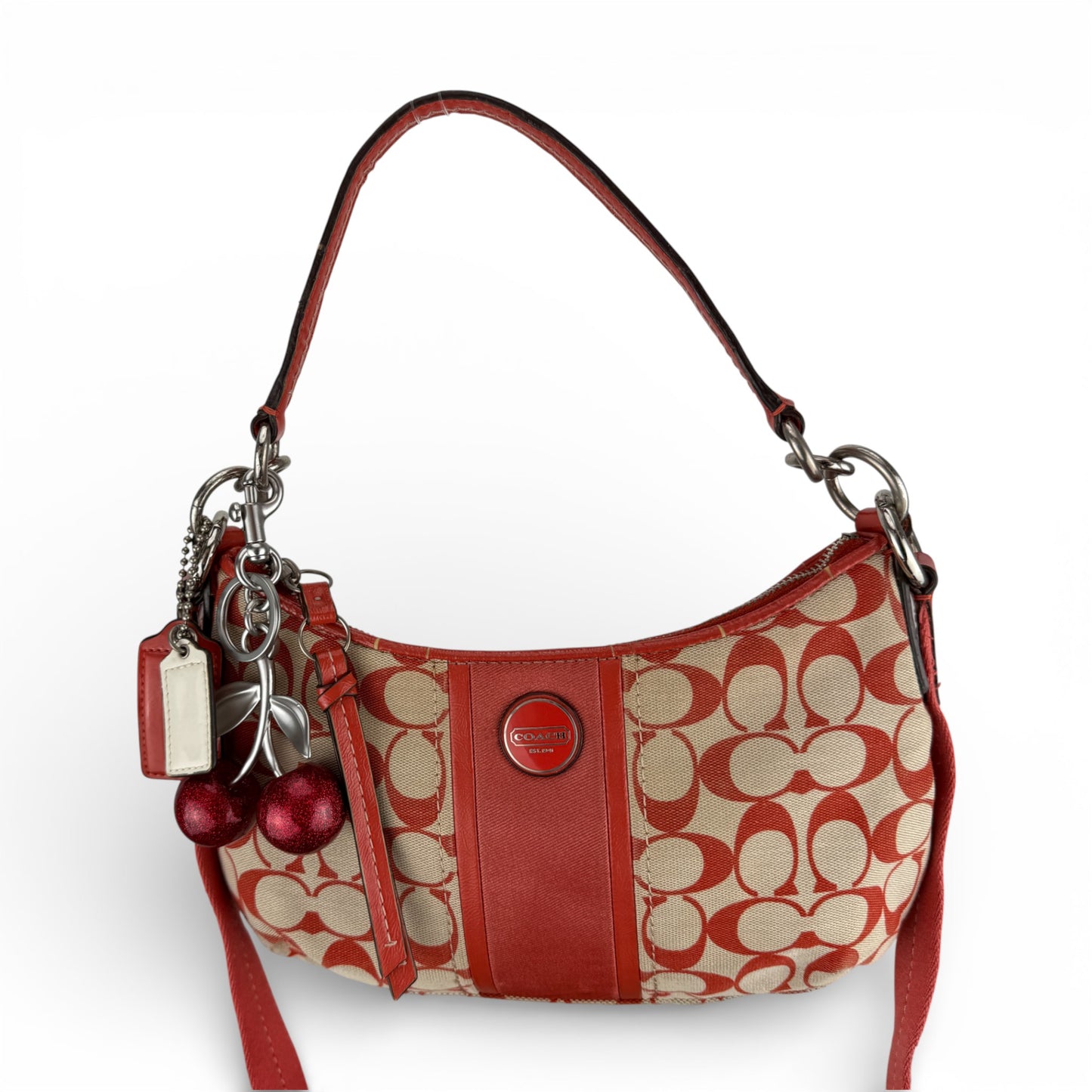 COACH SIGNATURE JAQUARD STRIPE BAG