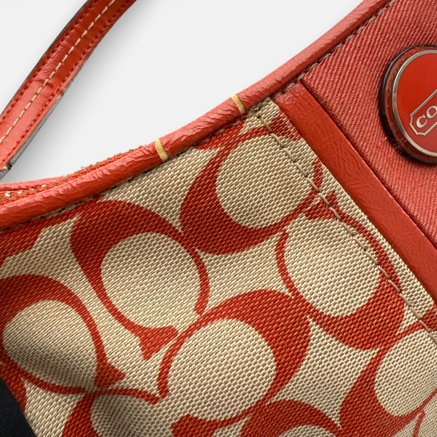 COACH SIGNATURE JAQUARD STRIPE BAG