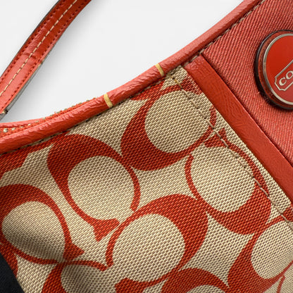 COACH SIGNATURE JAQUARD STRIPE BAG