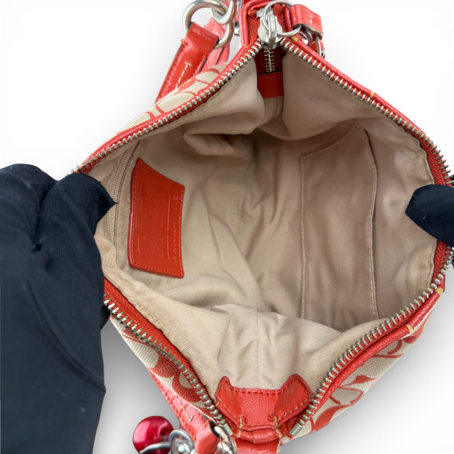 COACH SIGNATURE JAQUARD STRIPE BAG