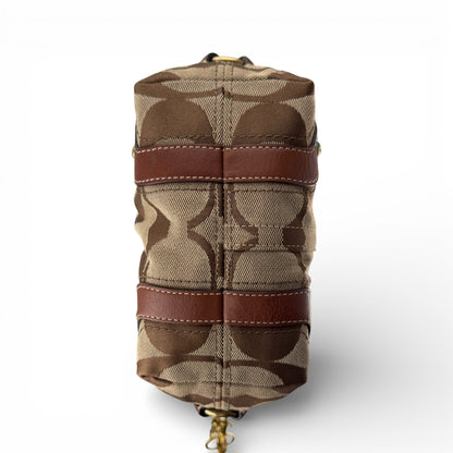 COACH SIGNATURE CARLY SHOULDER BAG (SMALL)