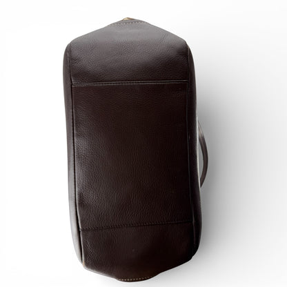 COACH SIGNATURE SHOPPER BAG BROWN