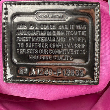 COACH SIGNATURE POPPY GOLD/KHAKI CROSSBODY BAG