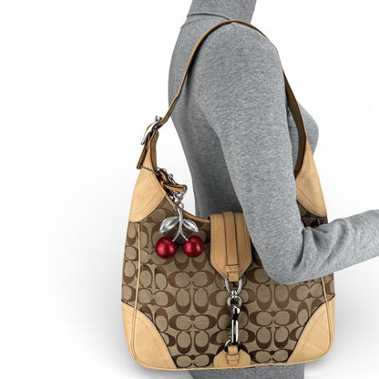 COACH HAMPTONS HOBO SIGNATURE BAG