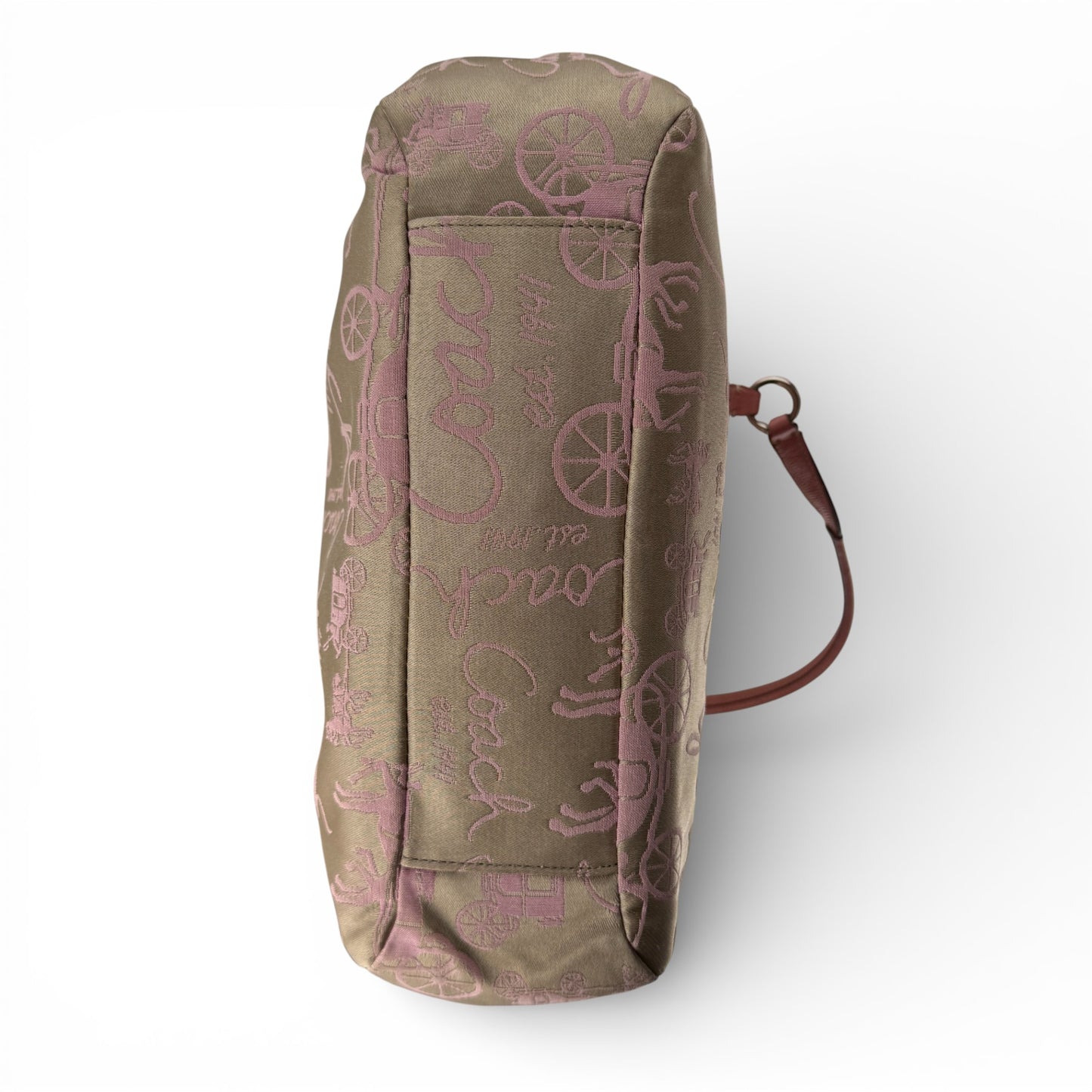 COACH SIGNATURE HORSE AND CARRIAGE GALLERY TOTE BAG