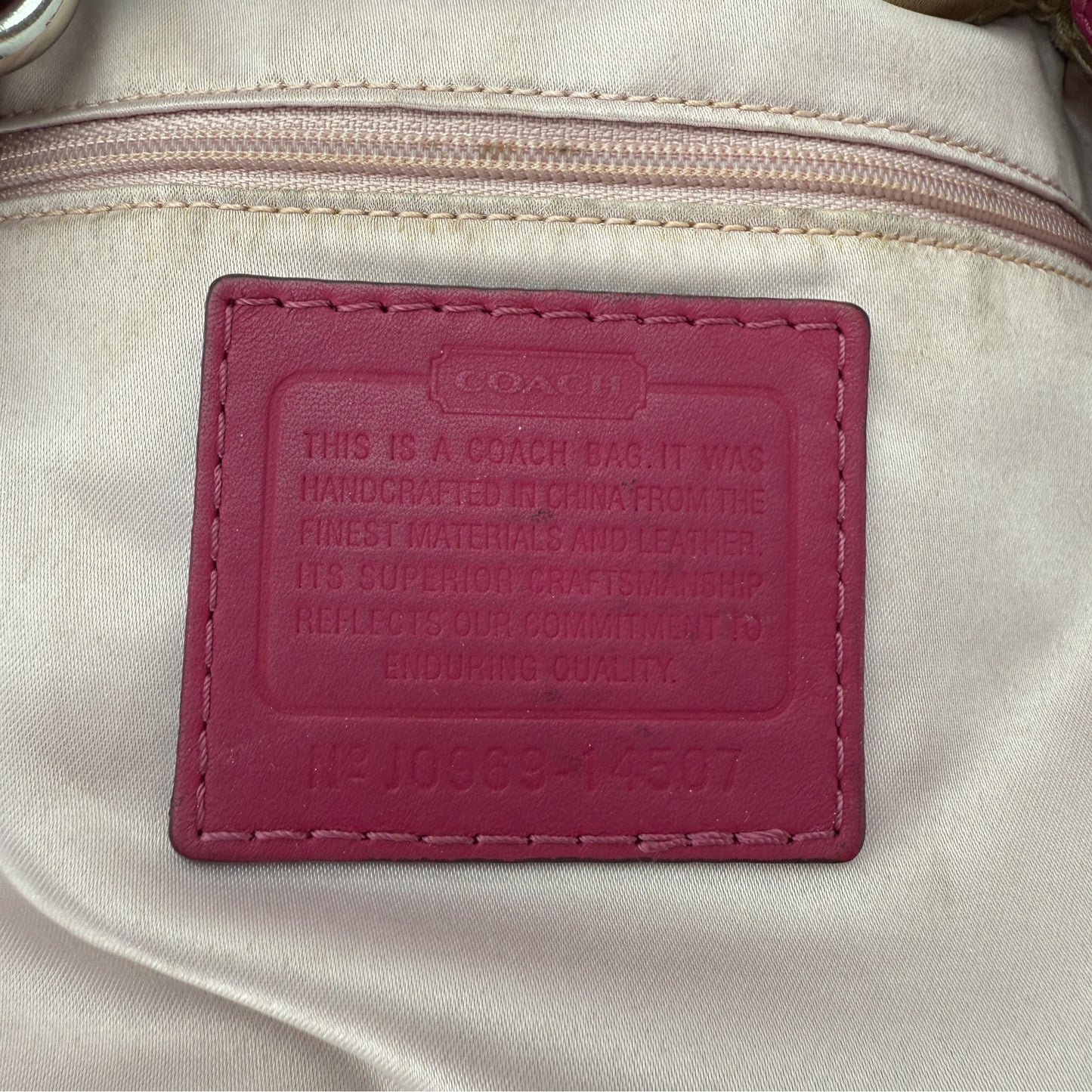 COACH CARRYALL PEYTON SATCHEL BAG