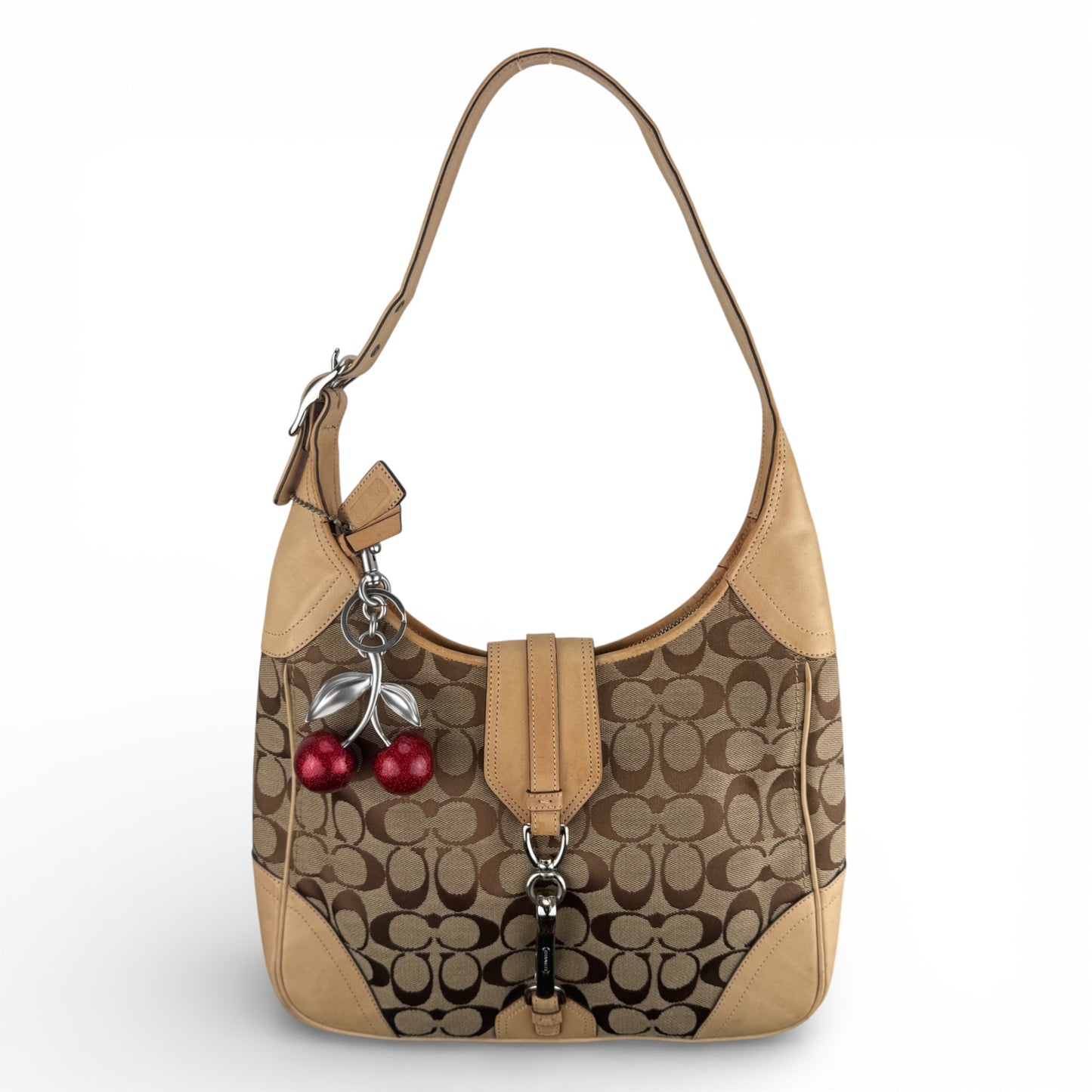 COACH HAMPTONS HOBO SIGNATURE BAG