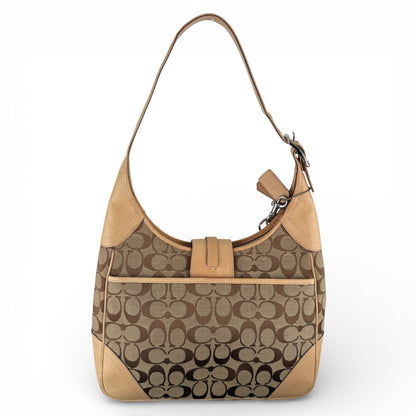 COACH HAMPTONS HOBO SIGNATURE BAG