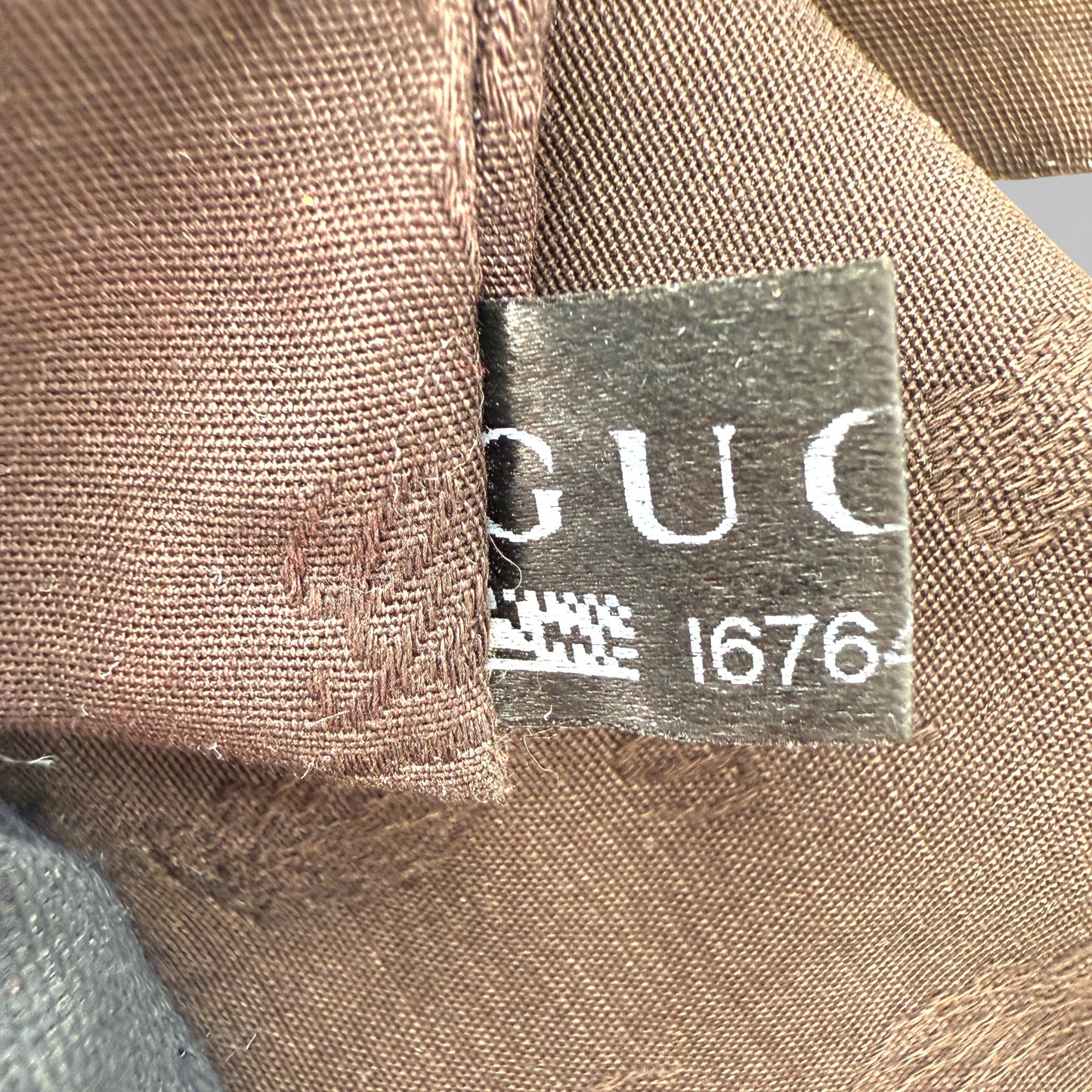 GUCCI GG TWINS MONOGRAM BROWN BAG